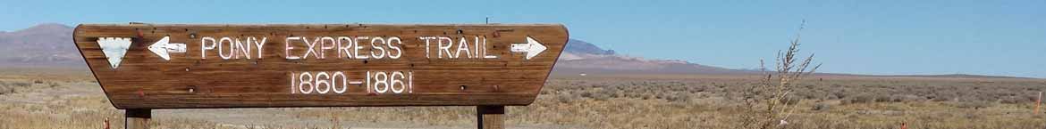 Pony Express sign