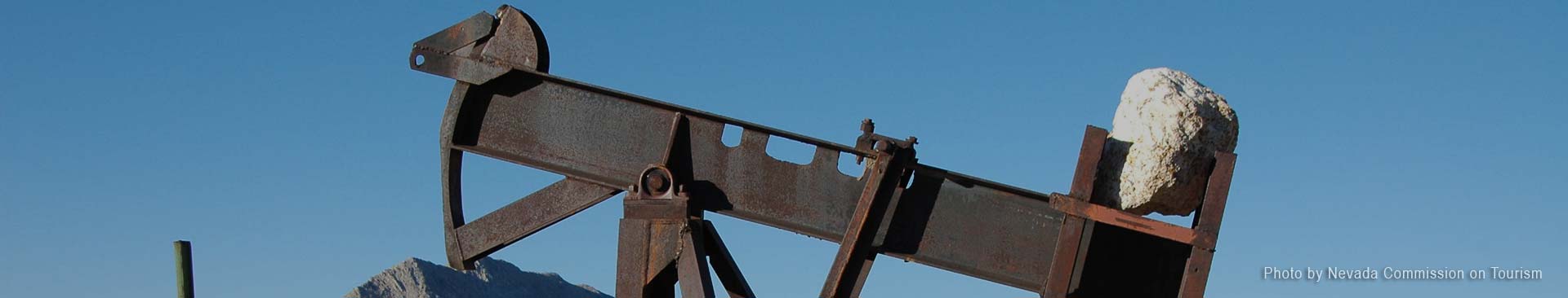 Bedrock trebuchet on Highway 50
